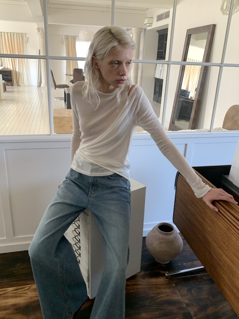 BOWIE東大門直郵女士新款推薦26春夏熱賣職業人氣休閑牛仔褲BOWIE牛仔褲