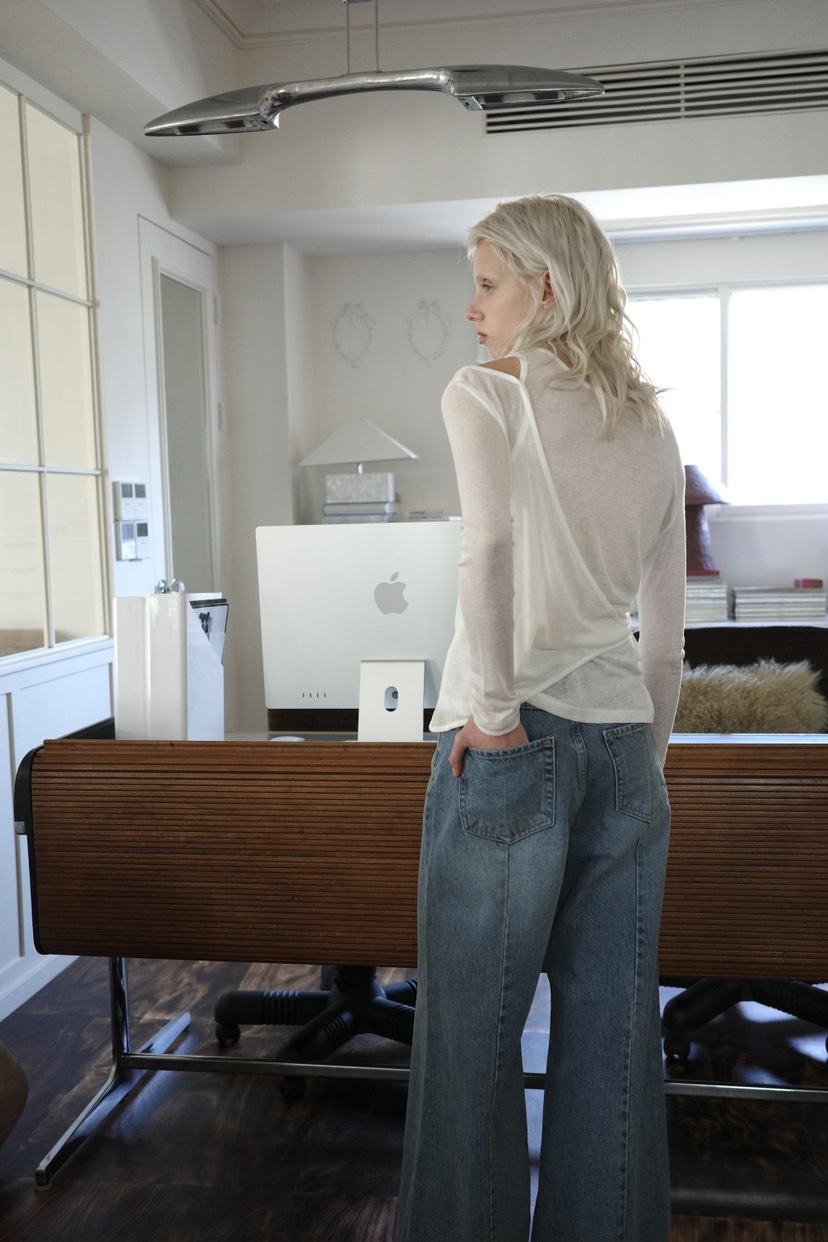 BOWIE東大門直郵女士新款推薦26春夏熱賣職業人氣休閑牛仔褲BOWIE牛仔褲