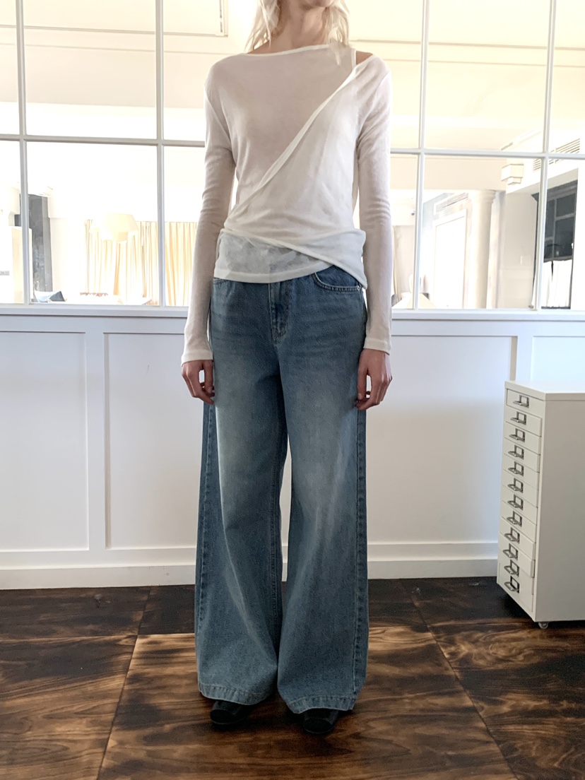 BOWIE東大門直郵女士新款推薦26春夏熱賣職業人氣休閑牛仔褲BOWIE牛仔褲