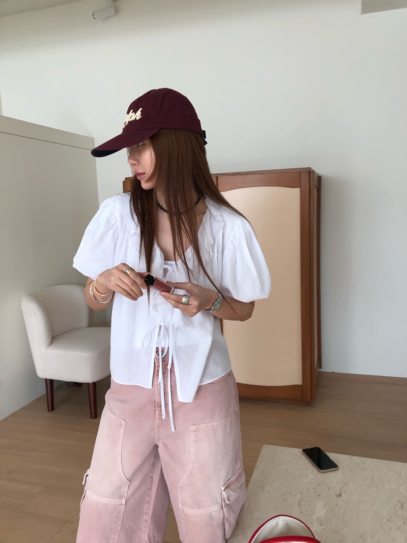 MADE-P東大門實拍女士新品真品推薦熱賣休閑26春夏襯衫蕾絲衫MADE-P襯衫/蕾絲衫