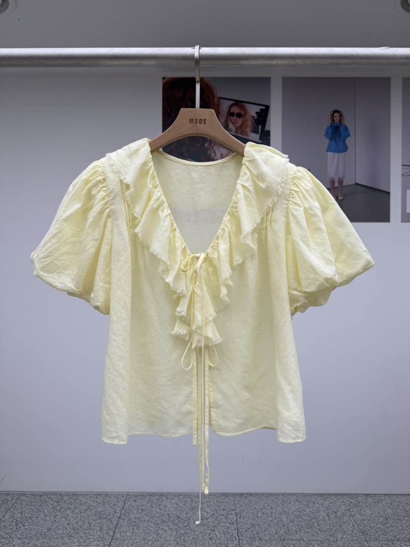 MADE-P東大門實拍女士新品真品推薦熱賣休閑26春夏襯衫蕾絲衫MADE-P襯衫/蕾絲衫圖色2