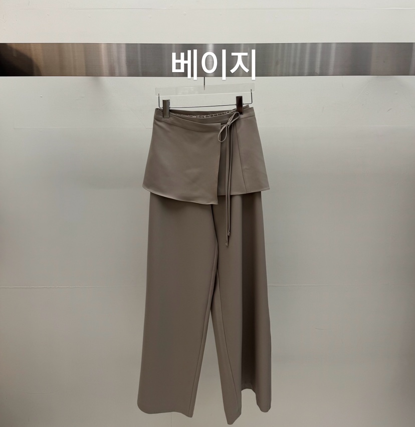 AMOOD東大門代購女裝新款時尚26春夏休閑真品熱賣職業裙褲AMOOD裙褲圖色1