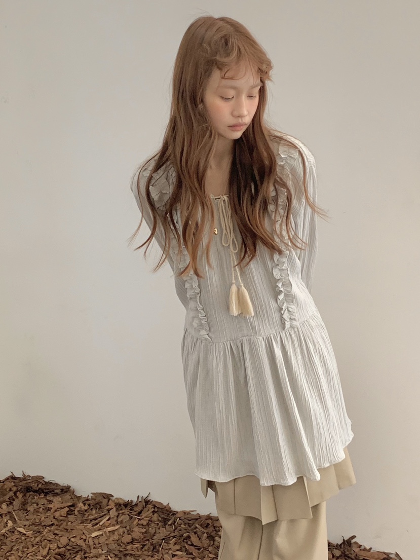 BEFORE SUNRISE韓國代購女士新品真品26春夏職業休閑連衣裙BEFORE SUNRISE連衣裙