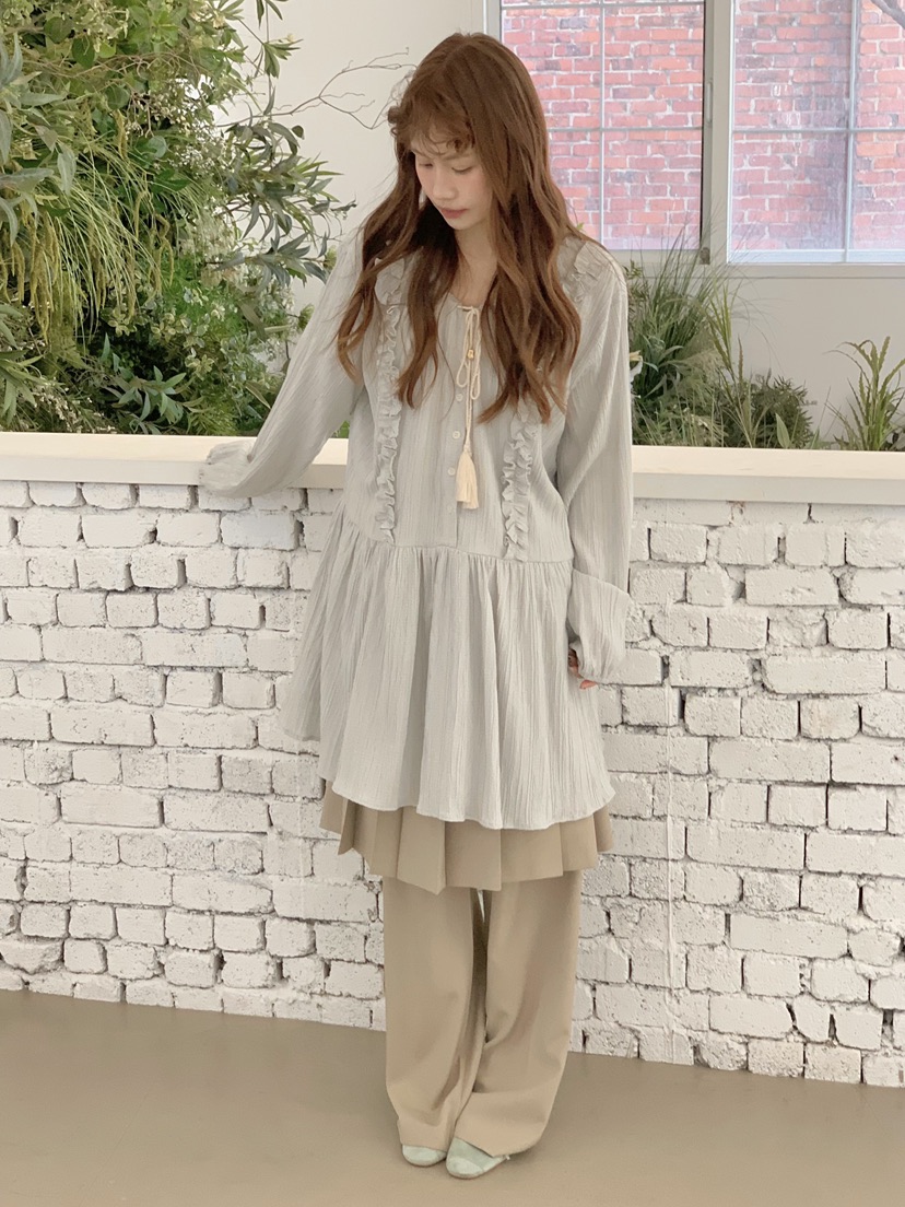 BEFORE SUNRISE韓國代購女士新品真品26春夏職業休閑連衣裙BEFORE SUNRISE連衣裙