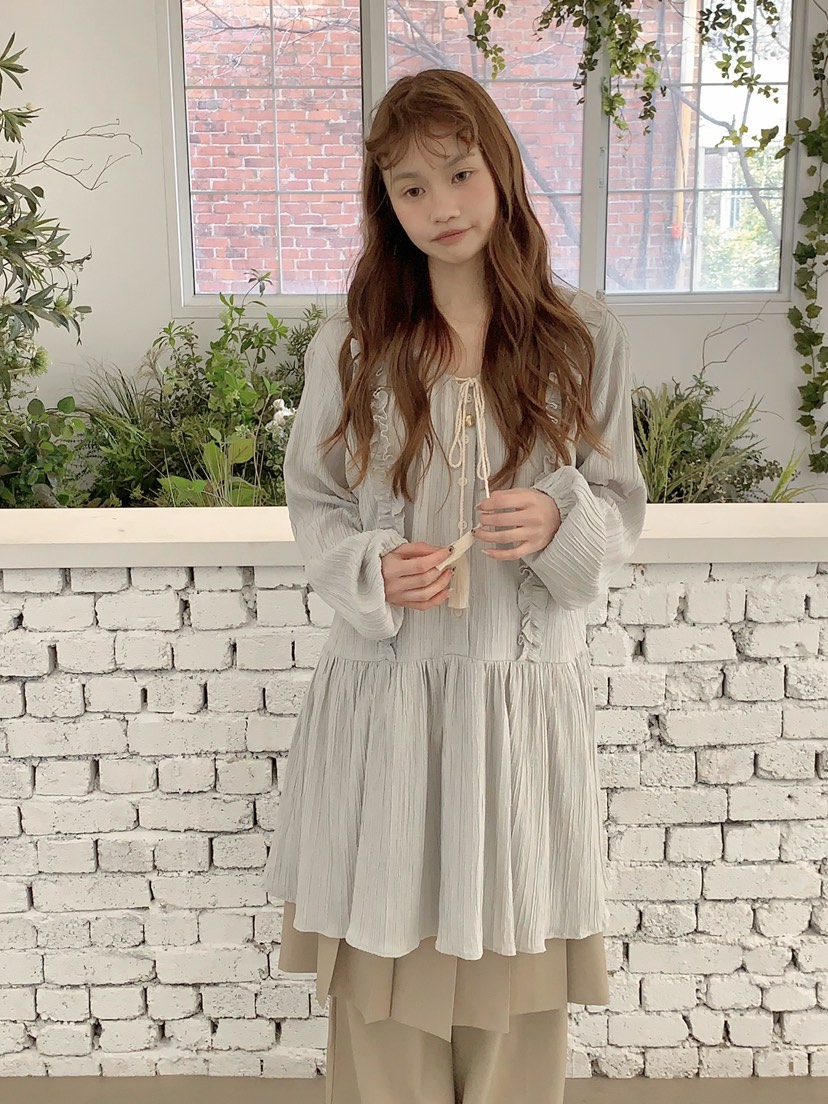 BEFORE SUNRISE韓國代購女士新品真品26春夏職業休閑連衣裙BEFORE SUNRISE連衣裙