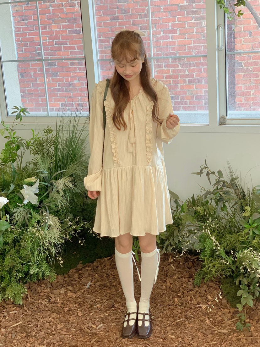 BEFORE SUNRISE韓國代購女士新品真品26春夏職業休閑連衣裙BEFORE SUNRISE連衣裙