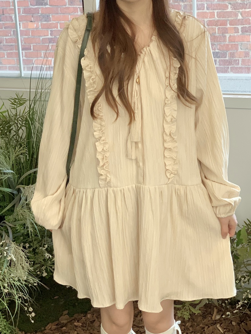 BEFORE SUNRISE韓國代購女士新品真品26春夏職業休閑連衣裙BEFORE SUNRISE連衣裙