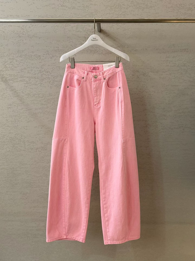 PLAYBUTTON-P韓國代購女士新品人氣推薦職業休閑時尚牛仔褲PLAYBUTTON牛仔褲圖色1