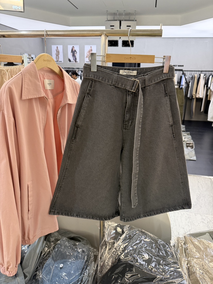 DE VENTI韓國直郵女士新款熱賣推薦休閑人氣真品短褲含腰帶DE VENTI短褲圖色1