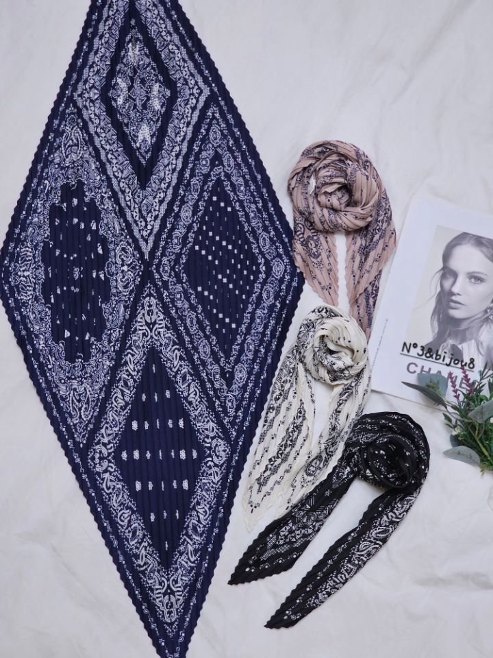 N3韓國代購女裝新款休閑時尚人氣熱賣真品推薦圍巾披肩褶皺N3圍巾/披肩