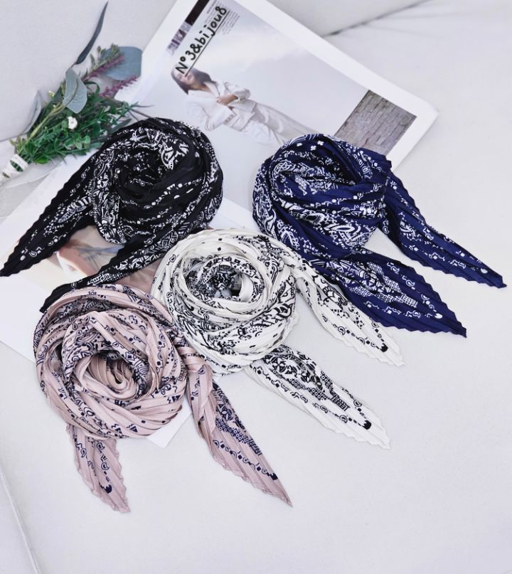 N3韓國代購女裝新款休閑時尚人氣熱賣真品推薦圍巾披肩褶皺N3圍巾/披肩