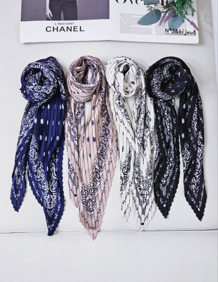 N3韓國代購女裝新款休閑時尚人氣熱賣真品推薦圍巾披肩褶皺N3圍巾/披肩