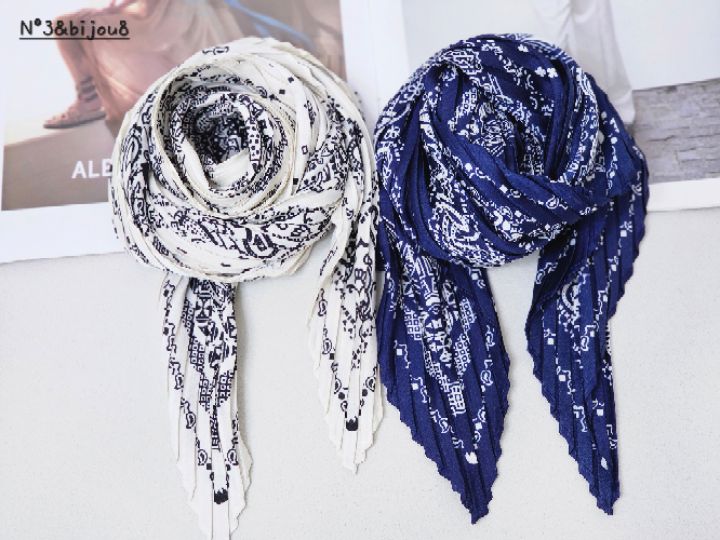 N3韓國代購女裝新款休閑時尚人氣熱賣真品推薦圍巾披肩褶皺N3圍巾/披肩