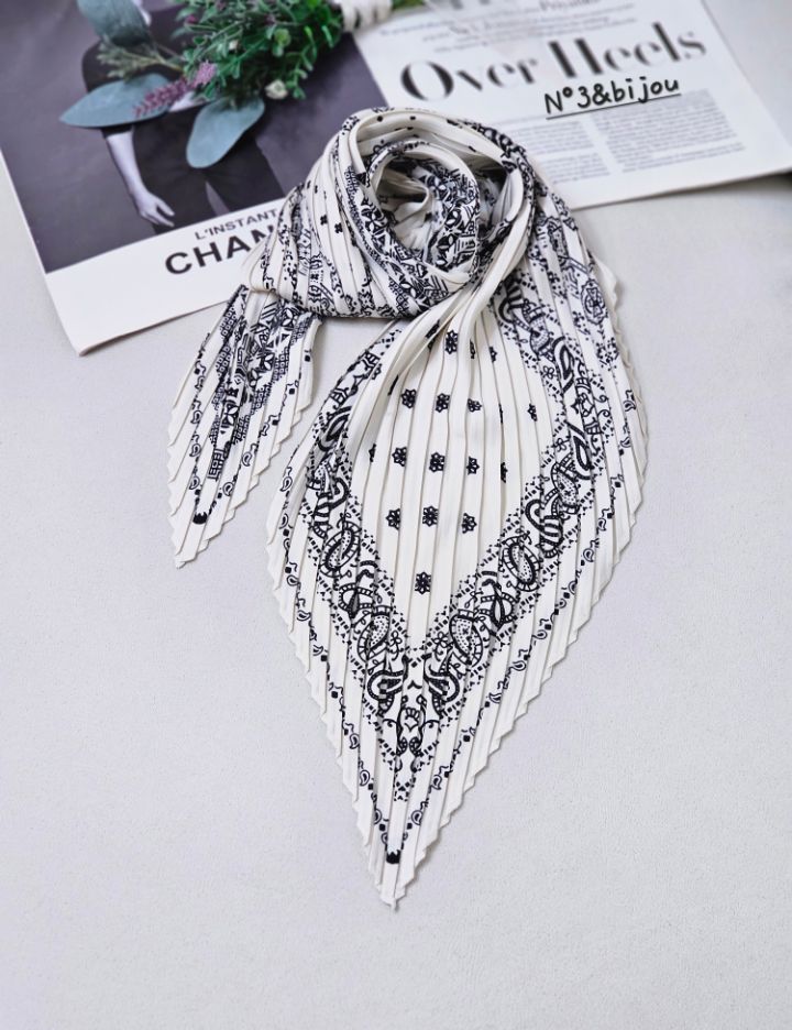 N3韓國代購女裝新款休閑時尚人氣熱賣真品推薦圍巾披肩褶皺N3圍巾/披肩圖色1