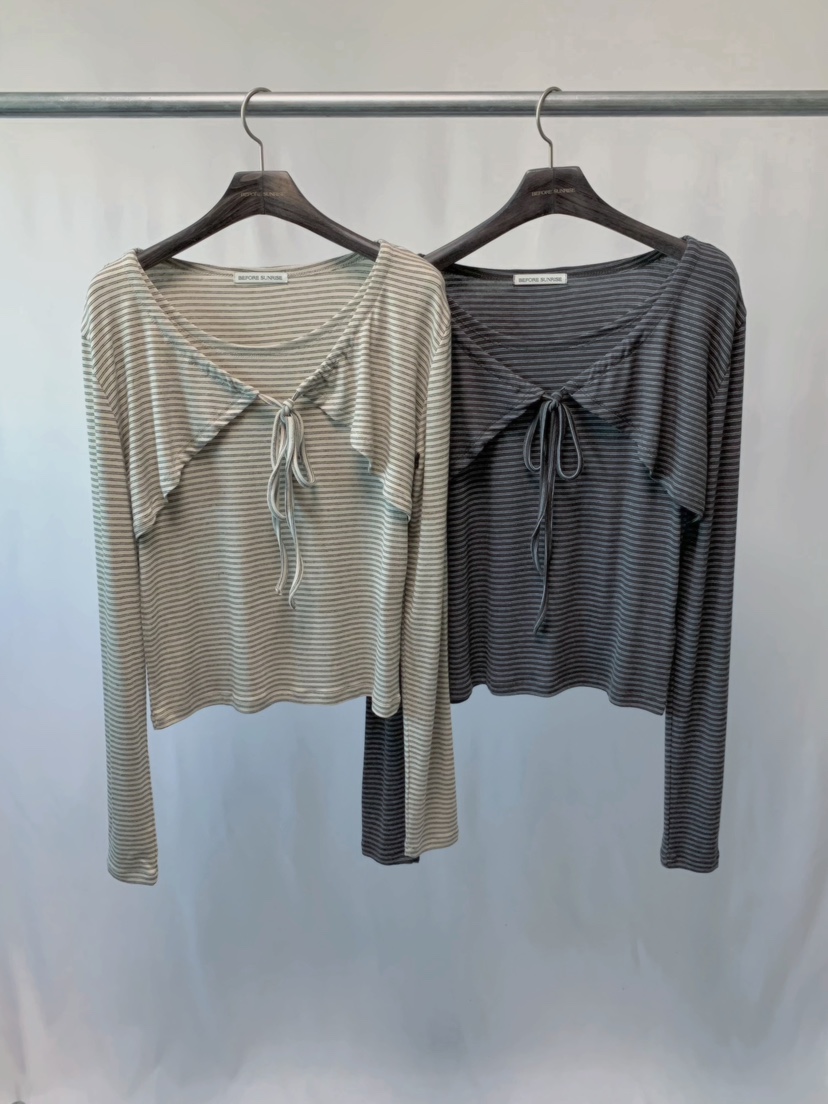 BEFORE SUNRISE東大門代購女士新款職業26春夏休閑長袖T恤BEFORE SUNRISE長袖T恤