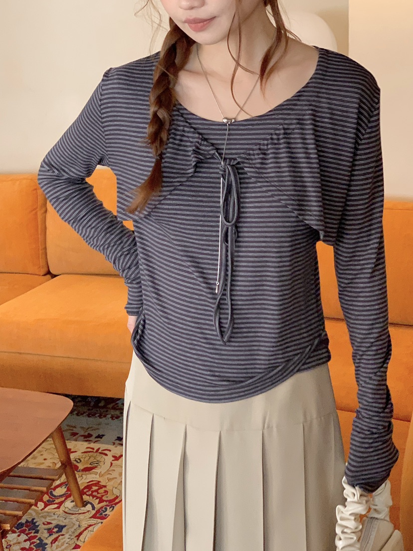 BEFORE SUNRISE東大門代購女士新款職業26春夏休閑長袖T恤BEFORE SUNRISE長袖T恤