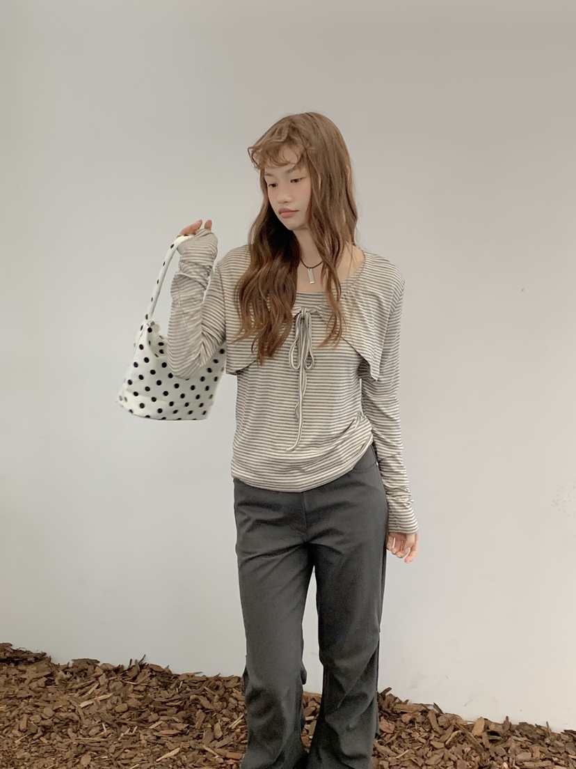 BEFORE SUNRISE東大門代購女士新款職業26春夏休閑長袖T恤BEFORE SUNRISE長袖T恤