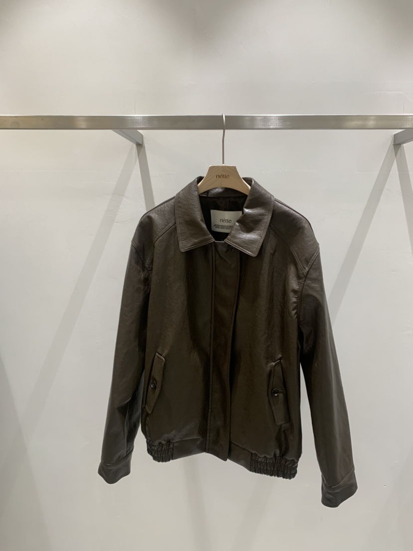 RIETTE韓國代購女裝新款熱賣休閑真品人氣職業26春夏夾克皮革RIETTE夾克圖色2