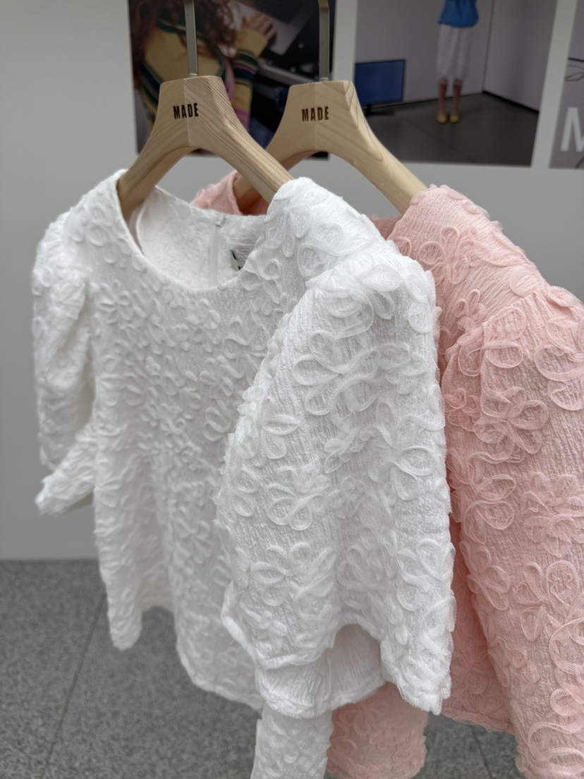 MADE-P韓國代購女裝新款推薦職業休閑26春夏人氣襯衫蕾絲衫MADE-P襯衫/蕾絲衫