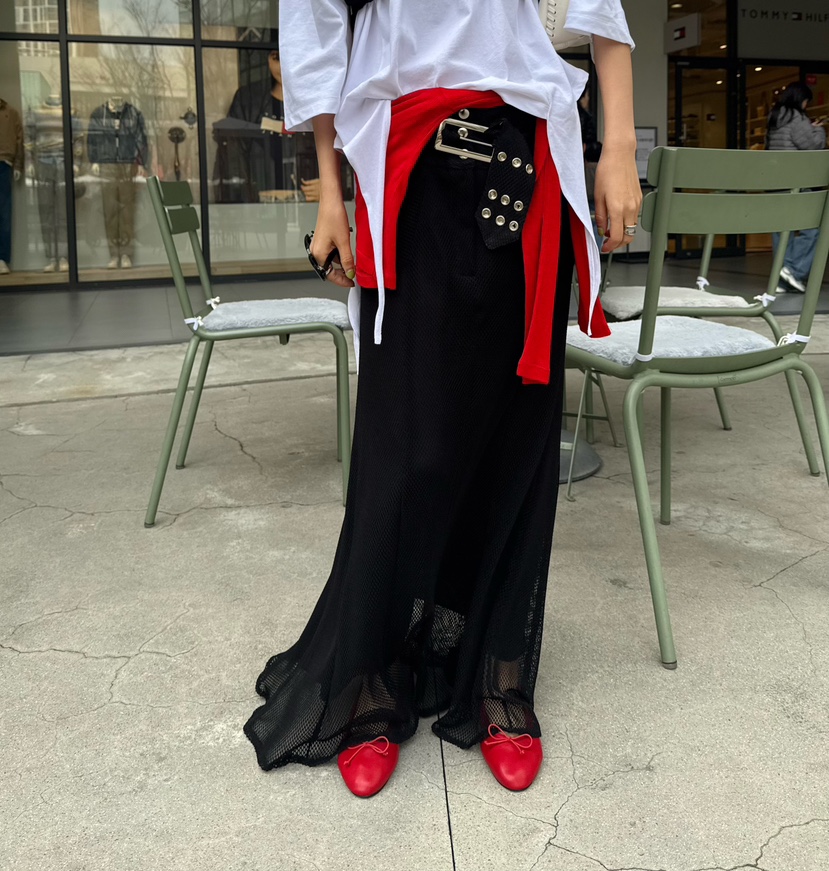 DENVER韓國直郵女裝新款熱賣人氣休閑26春夏推薦真品長裙DENVER長裙圖色1