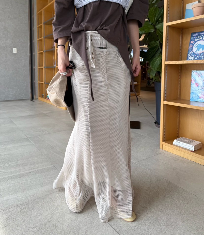 DENVER韓國直郵女裝新款熱賣人氣休閑26春夏推薦真品長裙DENVER長裙圖色2