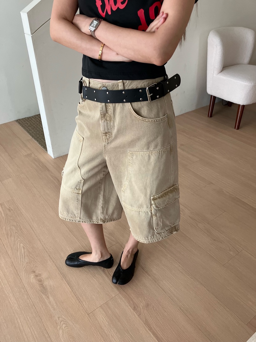 MADE-P韓國代購女裝新品時尚人氣真品熱賣推薦職業26春夏短褲MADE-P短褲