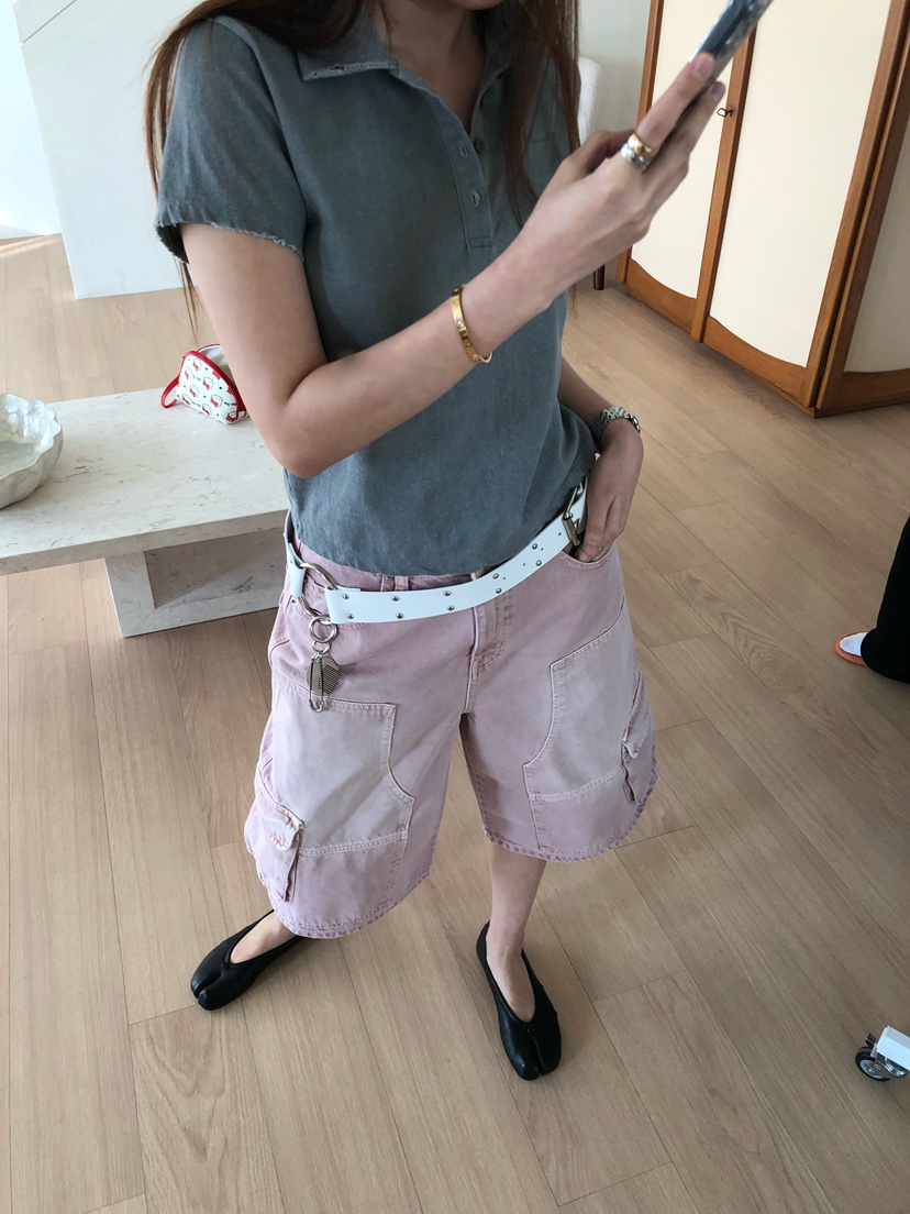 MADE-P韓國代購女裝新品時尚人氣真品熱賣推薦職業26春夏短褲MADE-P短褲