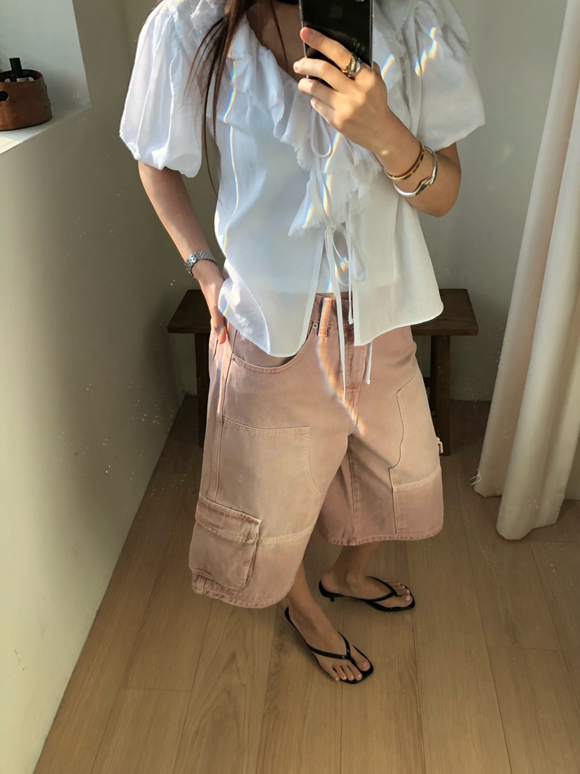 MADE-P韓國代購女裝新品時尚人氣真品熱賣推薦職業26春夏短褲MADE-P短褲