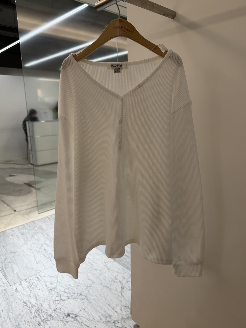 DE VENTI韓國代購女裝新款職業人氣時尚真品26春夏長袖T恤DE VENTI長袖T恤圖色2