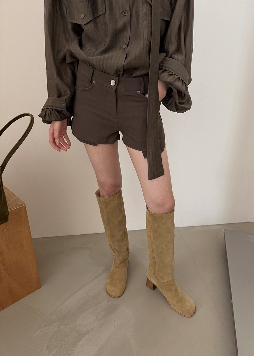 AMOOD韓國直郵女士新品人氣26春夏時尚熱賣休閑職業真品短褲AMOOD短褲