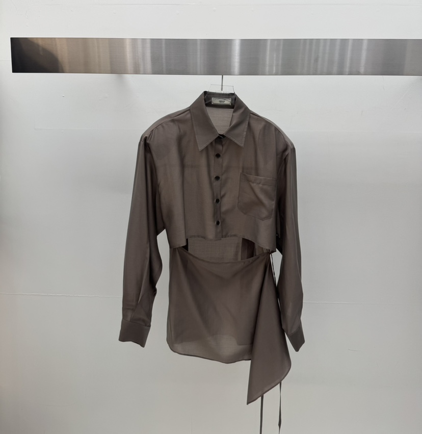 AMOOD東大門代購女士新品真品職業時尚熱賣襯衫蕾絲衫天絲AMOOD襯衫/蕾絲衫圖色2