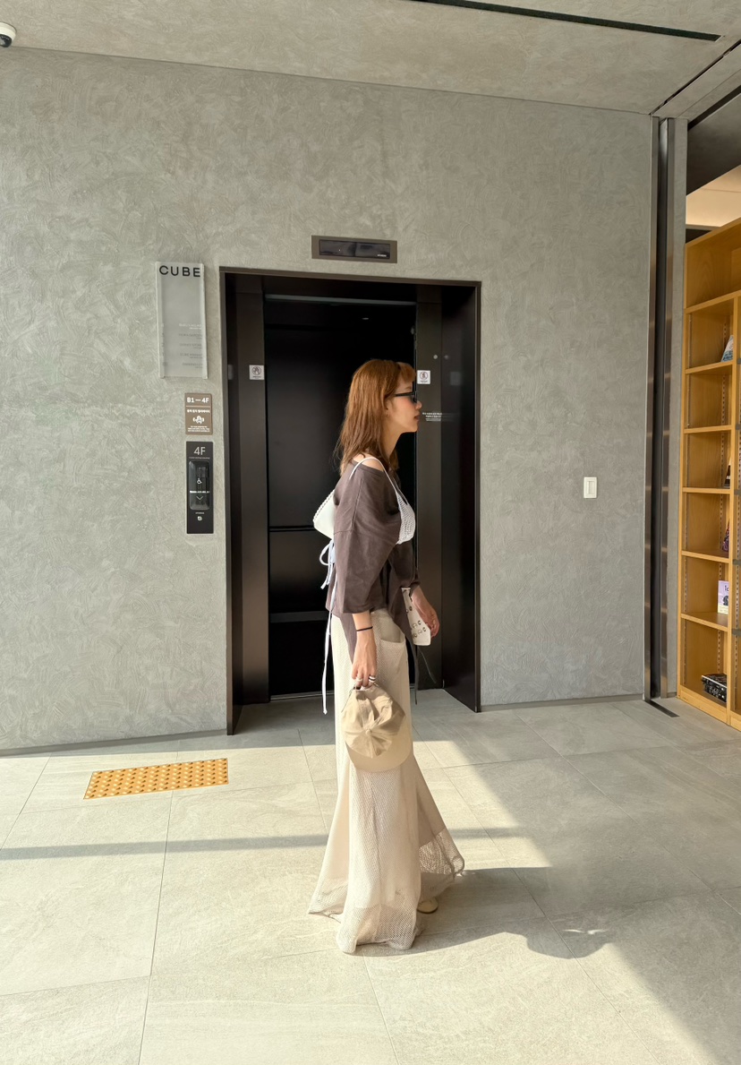 DENVER韓國直郵女裝新款26春夏休閑熱賣職業吊帶背心漁網DENVER吊帶/背心