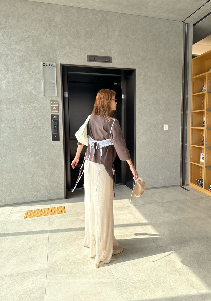 DENVER韓國直郵女裝新款26春夏休閑熱賣職業吊帶背心漁網DENVER吊帶/背心