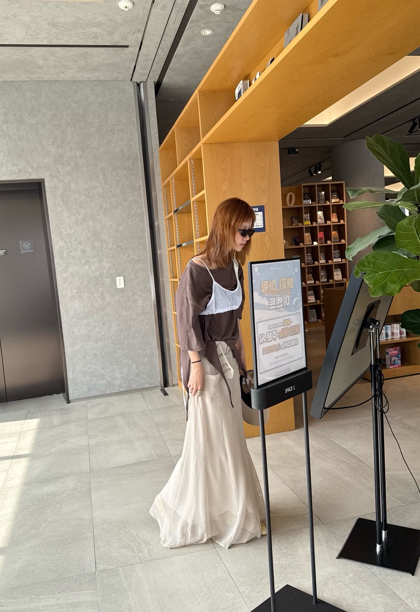 DENVER韓國直郵女裝新款26春夏休閑熱賣職業吊帶背心漁網DENVER吊帶/背心圖色2