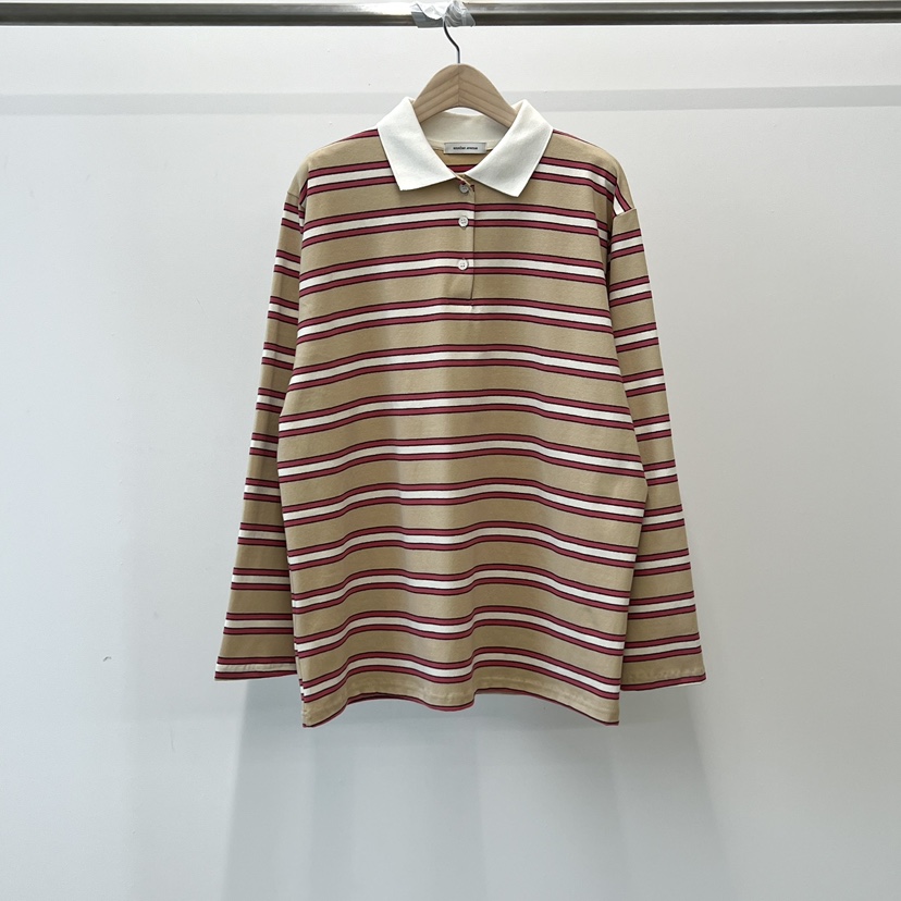 ANOTHER AVENUE東大門代購女士新品時尚26春夏真品長袖T恤ANOTHER AVENUE長袖T恤圖色1