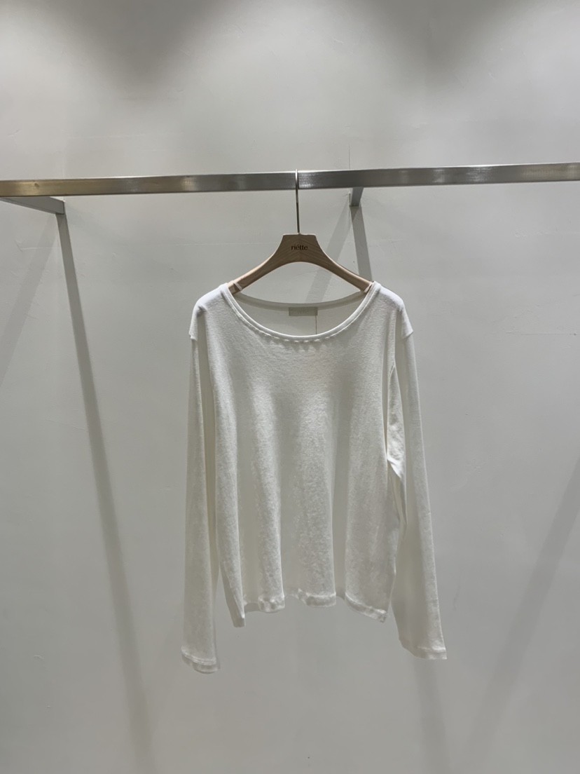 RIETTE東大門直郵女士新品26春夏時尚熱賣休閑人氣長袖T恤RIETTE長袖T恤圖色1