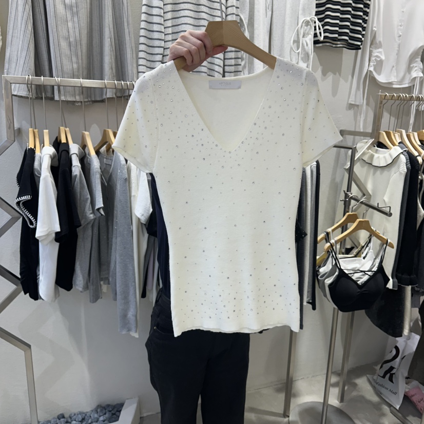 HIPTIQUE韓國代購女士新品推薦熱賣26春夏休閑時尚針織衫HIPTIQUE針織衫圖色1