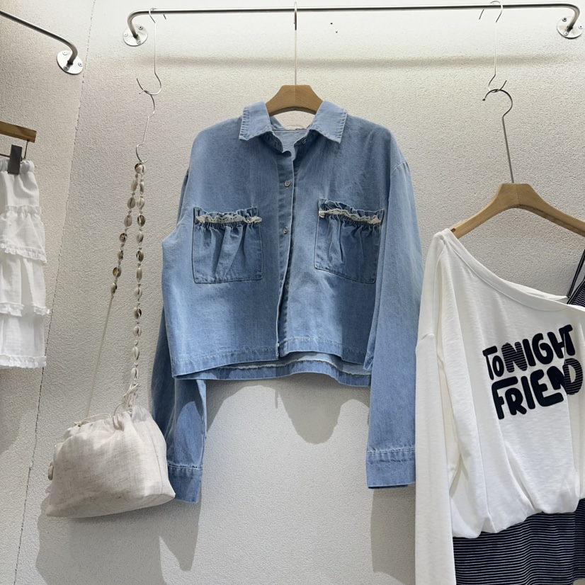 HIPTIQUE東大門實拍女裝新款人氣職業26春夏熱賣襯衫蕾絲衫HIPTIQUE襯衫/蕾絲衫圖色1淺色