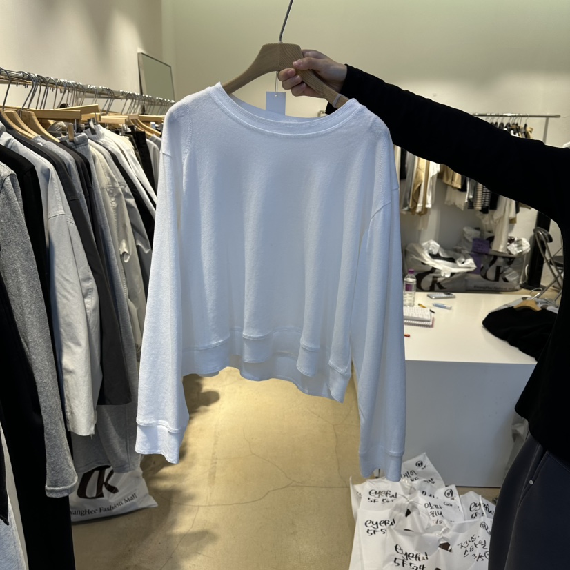 EYEFUL-Q東大門實拍女裝新品休閑熱賣推薦職業人氣長袖T恤eyeful長袖T恤圖色1