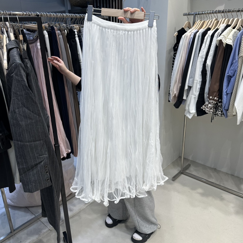 HOT PLACE/DREAM GIRIS/HOT ISSUE韓國代購女裝新品職業長裙褶裙雙面HOT PLACE/DREAM GIRIS/HOT ISSUE長裙圖色1