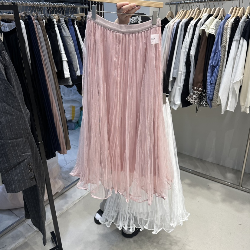 HOT PLACE/DREAM GIRIS/HOT ISSUE韓國代購女裝新品職業長裙褶裙雙面HOT PLACE/DREAM GIRIS/HOT ISSUE長裙圖色2