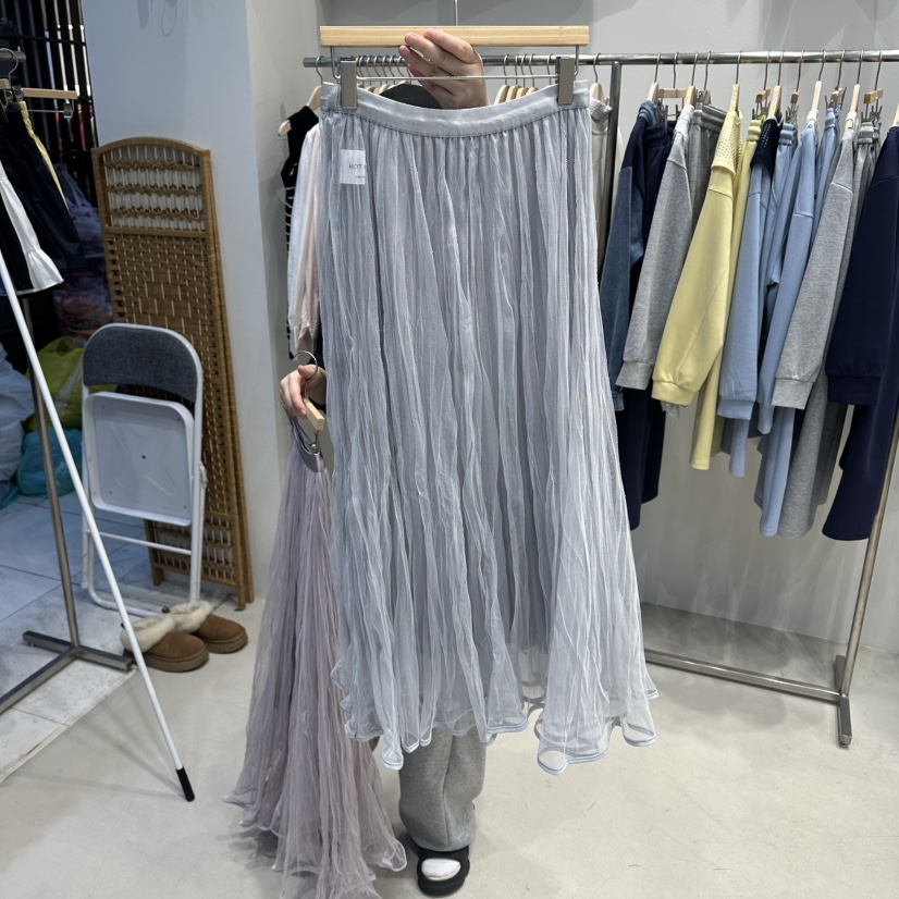 HOT PLACE/DREAM GIRIS/HOT ISSUE韓國代購女裝新品職業長裙褶裙雙面HOT PLACE/DREAM GIRIS/HOT ISSUE長裙圖色4