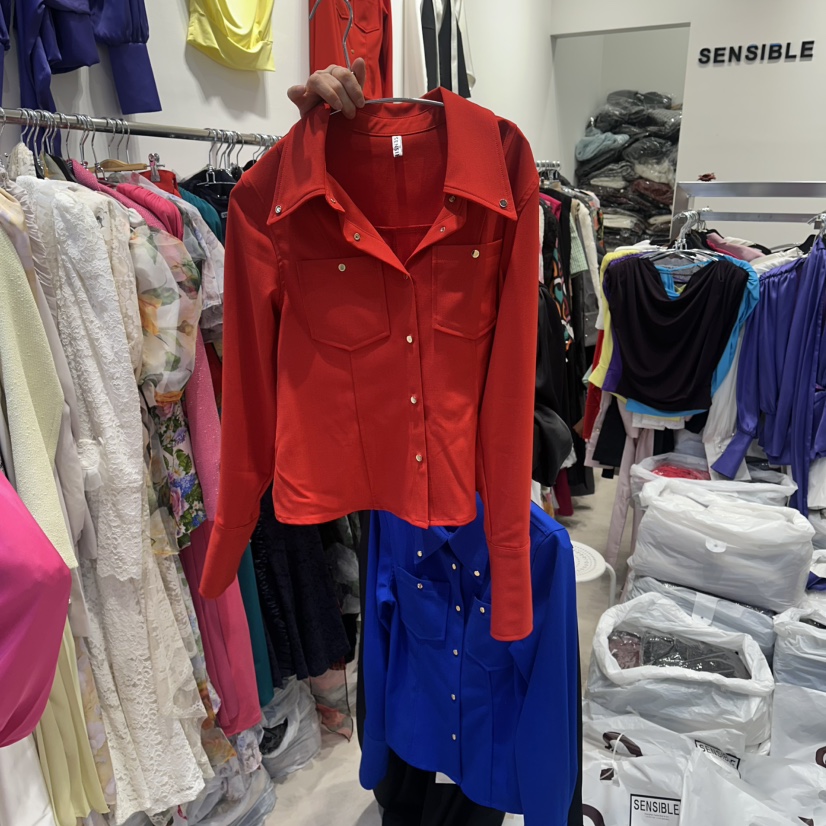 SENSIBLE-S韓國代購女士新品26春夏真品休閑推薦襯衫蕾絲衫SENSIBLE襯衫/蕾絲衫圖色2