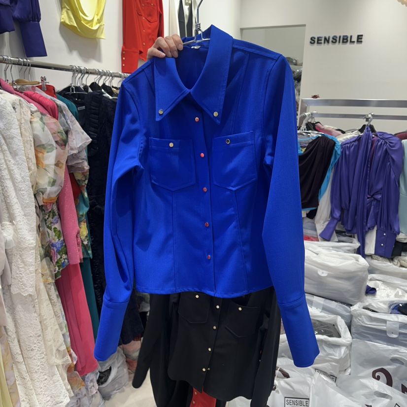 SENSIBLE-S韓國代購女士新品26春夏真品休閑推薦襯衫蕾絲衫SENSIBLE襯衫/蕾絲衫圖色3