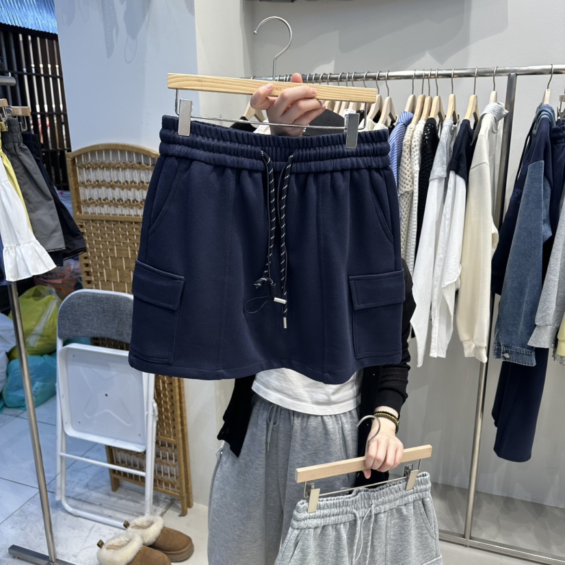 HOT PLACE/DREAM GIRIS/HOT ISSUE韓國直郵女士新款職業裙褲HOT PLACE/DREAM GIRIS/HOT ISSUE裙褲圖色3深藍色