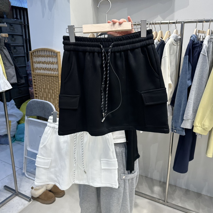 HOT PLACE/DREAM GIRIS/HOT ISSUE韓國直郵女士新款職業裙褲HOT PLACE/DREAM GIRIS/HOT ISSUE裙褲圖色4黑色