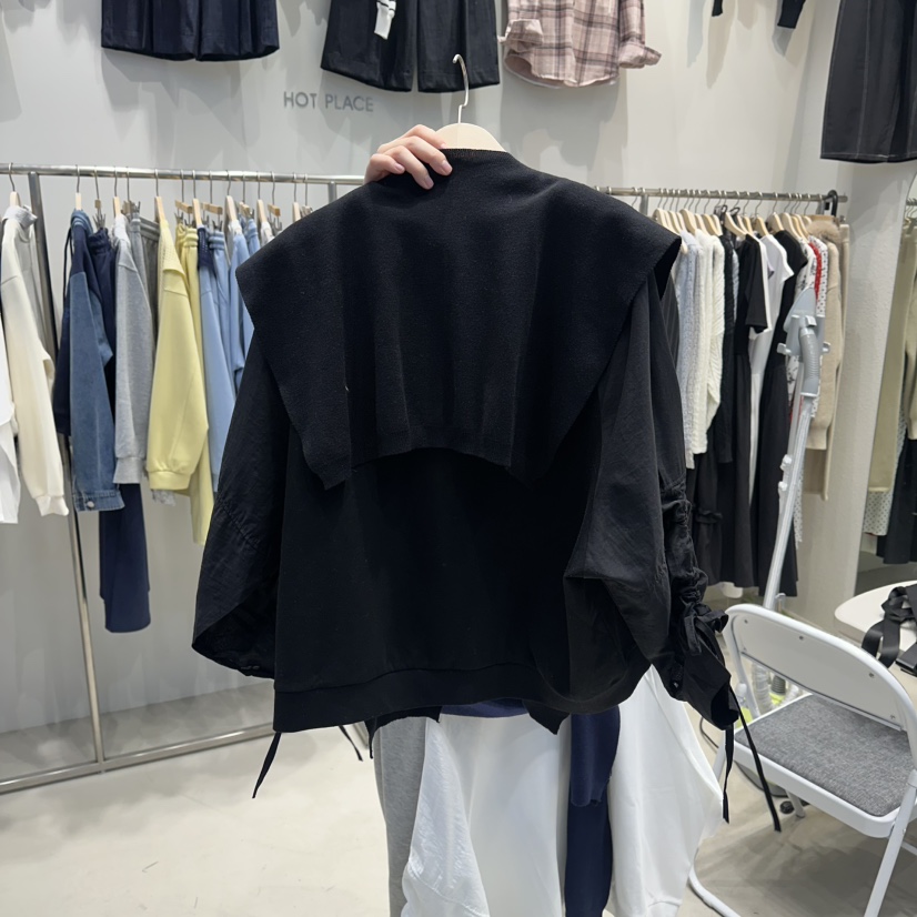 HOT PLACE/DREAM GIRIS/HOT ISSUE東大門實拍女士新品休閑襯衫蕾絲衫披肩套裝圍巾HOT PLACE/DREAM GIRIS/HOT ISSUE襯衫/蕾絲衫