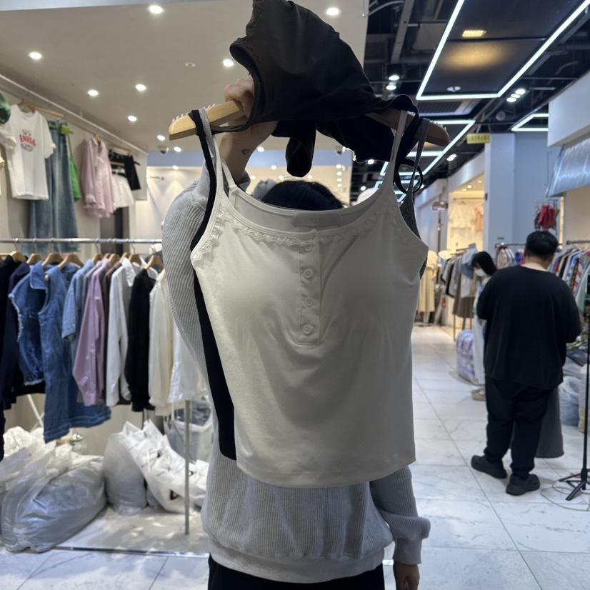 HIPTIQUE韓國代購女士新品休閑時尚真品人氣吊帶背心蕾絲HIPTIQUE吊帶/背心圖色2