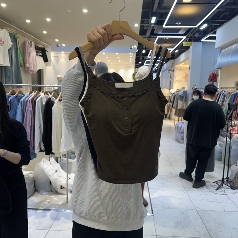 HIPTIQUE韓國代購女士新品休閑時尚真品人氣吊帶背心蕾絲HIPTIQUE吊帶/背心圖色3