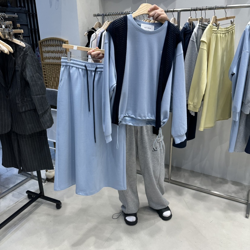 HOT PLACE/DREAM GIRIS/HOT ISSUE東大門代購女士新款26春夏套裝套裝圍巾HOT PLACE/DREAM GIRIS/HOT ISSUE套裝圖色2